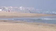 Las restricciones dejan las playas vacías en Semana Santa