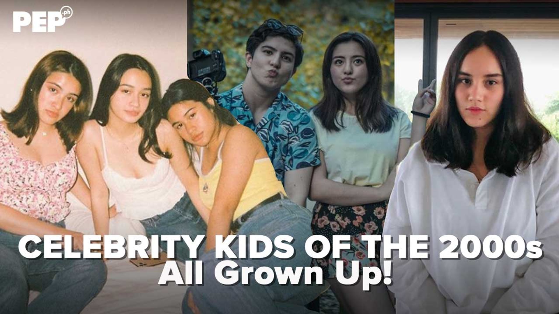 ⁣Celebrity kids of the 2000s all grown up! | PEP Specials