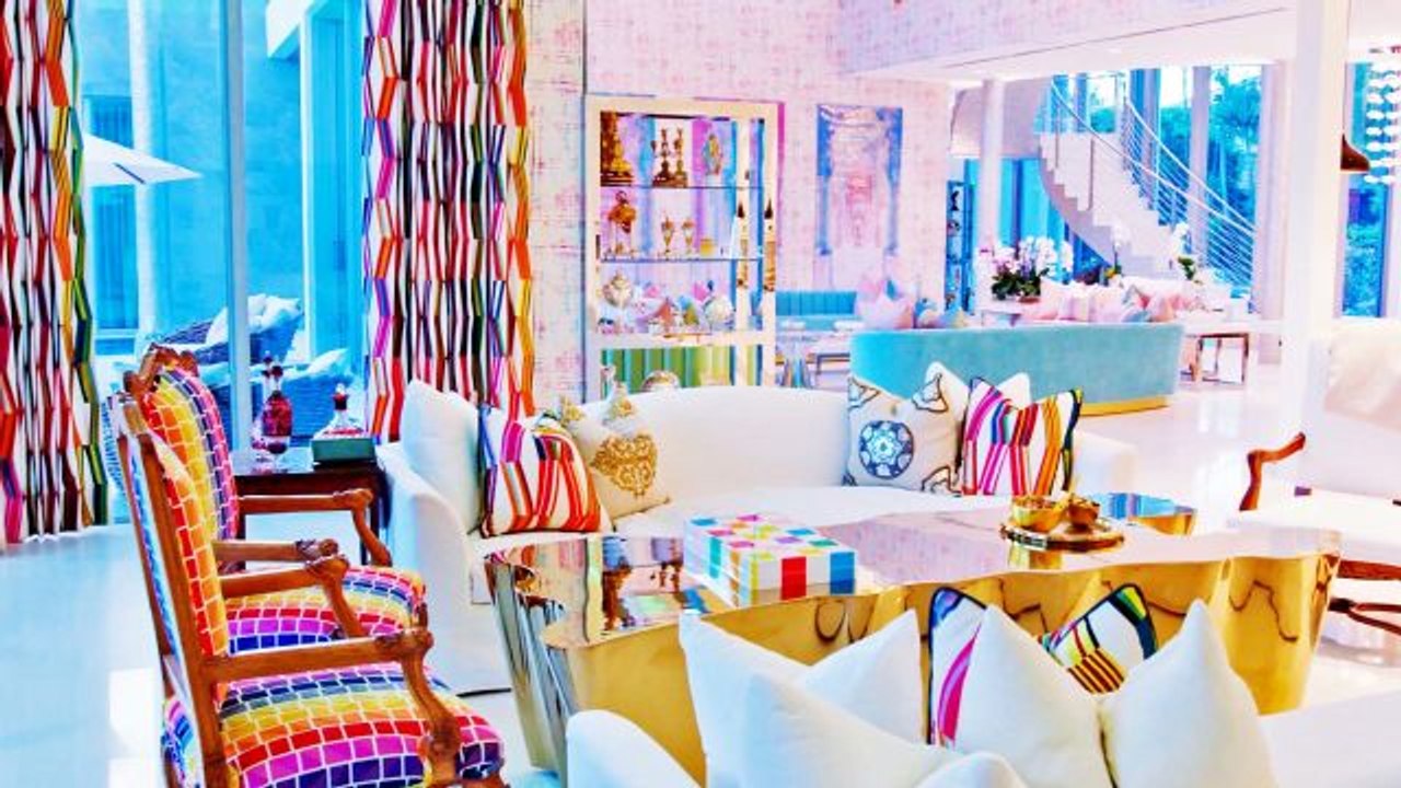 Inside A Multicolor $13M Maximalist Mansion