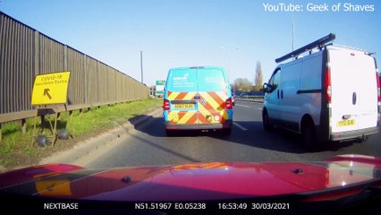 Car Keeps Driving After Accident with Motorcycle