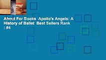 About For Books  Apollo's Angels: A History of Ballet  Best Sellers Rank : #4