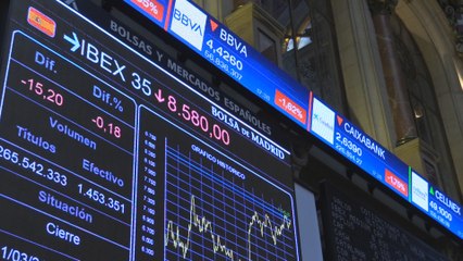 El Ibex 35 pierde un 0,18 % y cierra marzo con un avance del 4,32 %