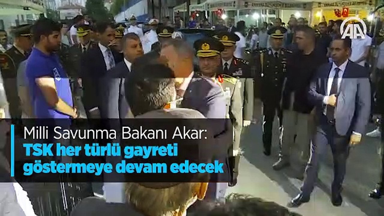 Milli Savunma Bakanı Akar: TSK her türlü gayreti göstermeye devam edecek