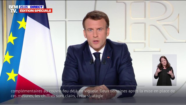 Emmanuel Macron: Nous devons, pour les mois à venir, fournir chacun un effort supplémentaire