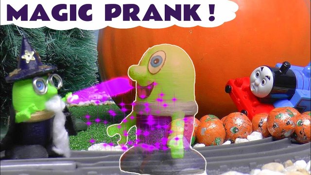 Magic Prank with the Funny Funlings Thomas and Friends and Marvel Avengers the Hulk plus Ghost Pranks in this Family Friendly Full Episode Toy Story Video for Kids by Kid Friendly Family Channel Toy Trains 4U