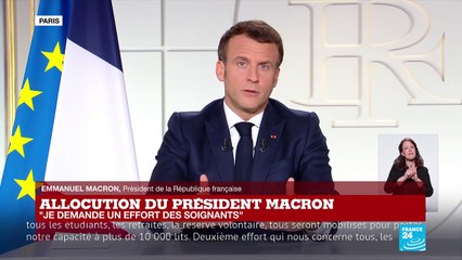 Emmanuel Macron étend les mesures de confinement à l'ensemble de la France pour quatre semaines