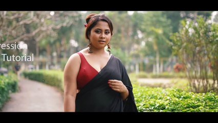 Australia Fashion _ Instagram Name _ parnahere _ Black Color Saree _ 2020