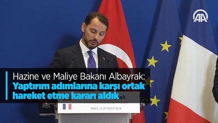 Hazine ve Maliye Bakanı Albayrak: Yaptırım adımlarına karşı ortak hareket etme kararı aldık
