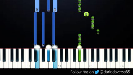 347aidan - Dancing in My Room (Piano Tutorial)