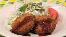 Menchi-Katsu Recipe (Deep-Fried Breaded Ground Meat) | Cooking With Dog