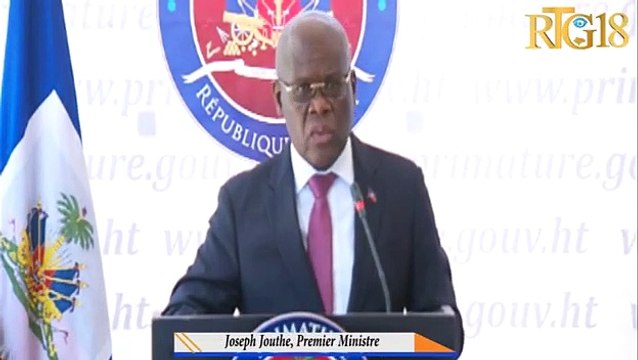 Premye minis Joseph Jouthe pa satisfè de rapò PNH la ba li sou operasyon ki te fèt nan Vilaj de Dye