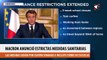 Macron anunció estrictas medidas sanitarias por cuatro semanas incluyendo el cierre de escuelas