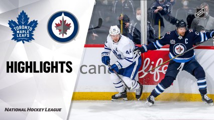 Maple Leafs @ Jets 3/31/21 | NHL Highlights