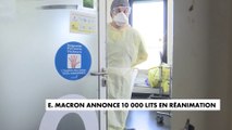 Emmanuel Macron annonce 10 000 lits en réanimation