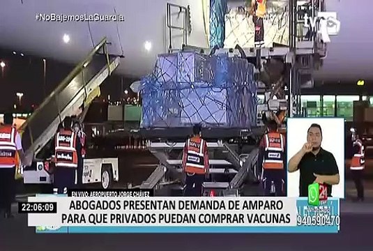 Abogados presentaron demanda de amparo para que privados traigan vacunas contra COVID-19