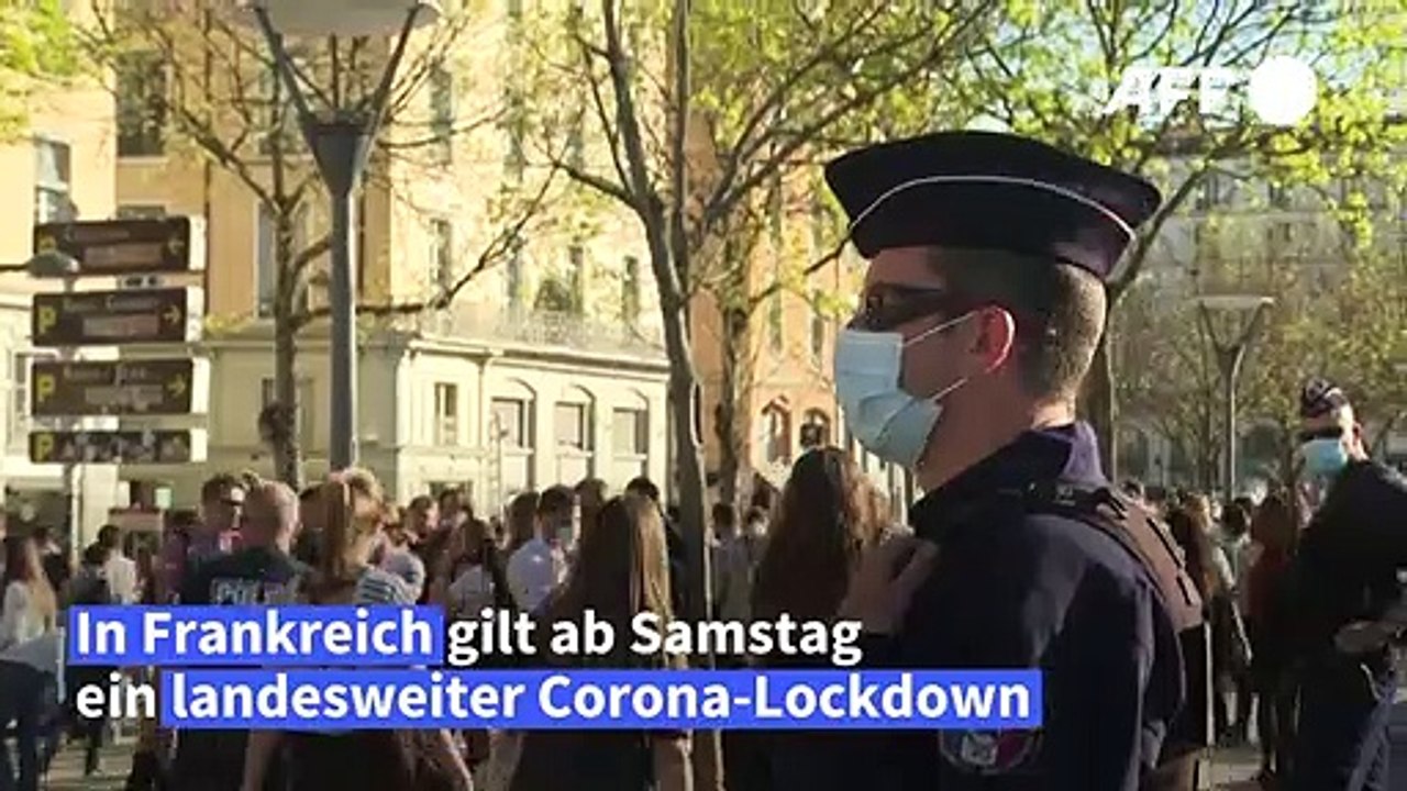 Frankreich: Macron verkündet landesweiten Lockdown