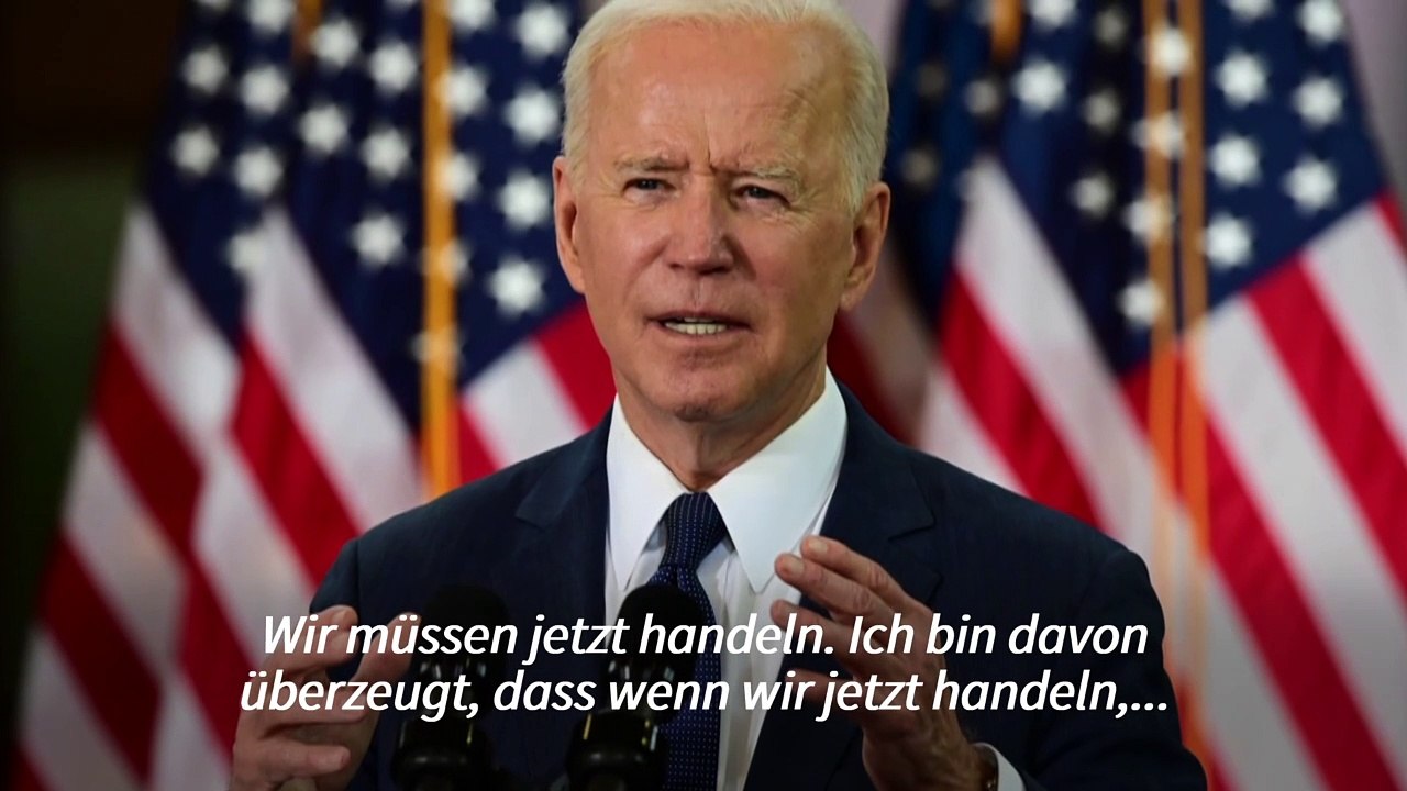 Biden will mit Mega-Infrastrukturprogramm 'die Zukunft gewinnen'