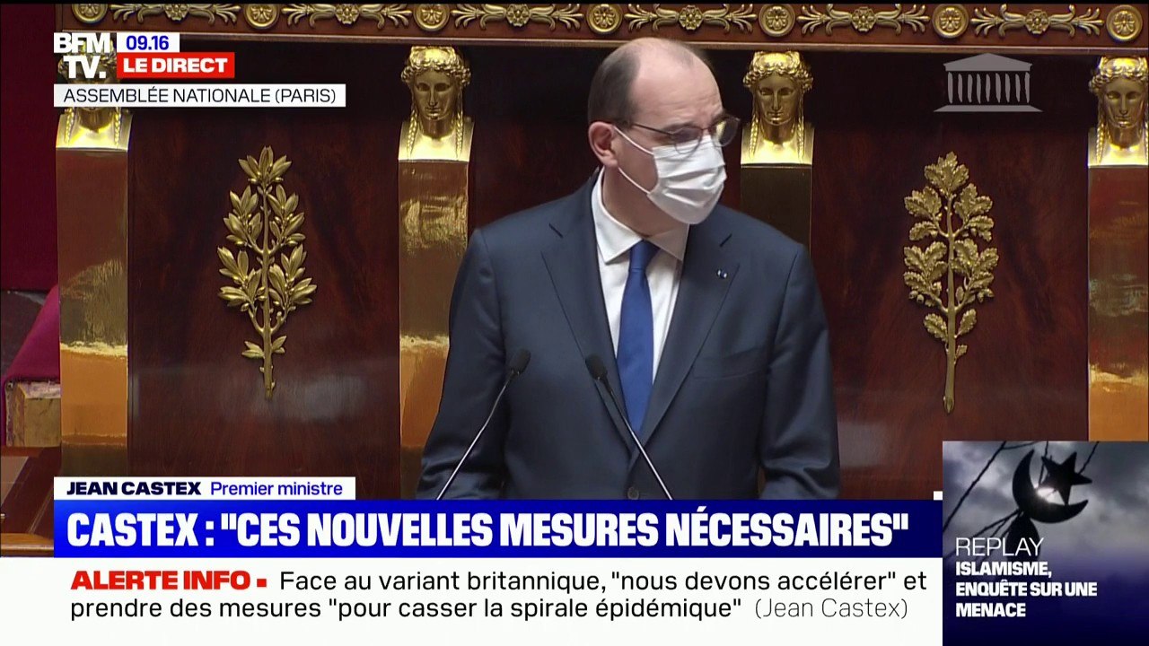 Jean Castex: "Les salariés contraints de garder leurs enfants à domicile bénéficieront du dispositif d'activité partielle"