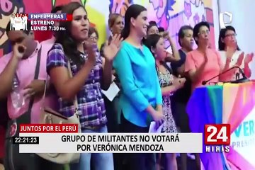 Verónika Mendoza responde a militantes de JP que dicen que no votarán por ella
