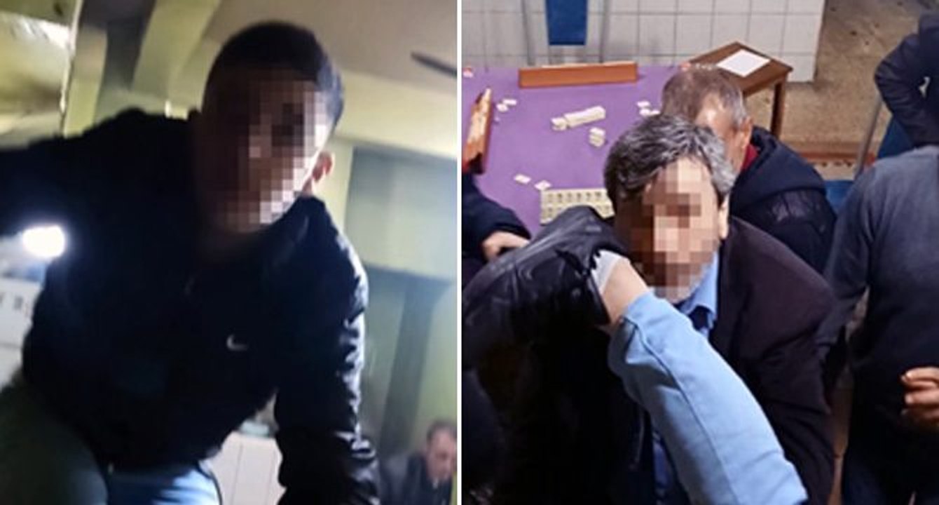 Kumar baskınında güldüren görüntü: Bu adamlar ne yapıyor!