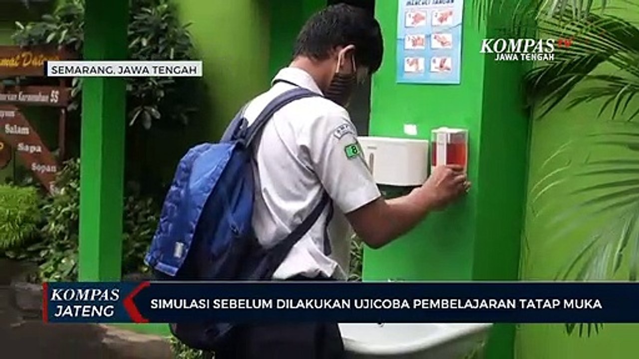 Simulasi Sebelum Dilakukan Uji Coba Pembelajaran Tatap Muka