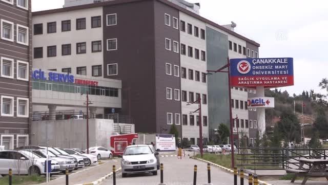 ÇANAKKALE - ÇOMÜ Organ Nakli Merkezi salgın sürecinde hız kesmedi