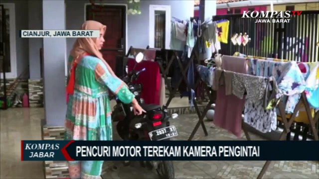 Motor Terparkir di Teras Rumah, Raib Digondol Maling