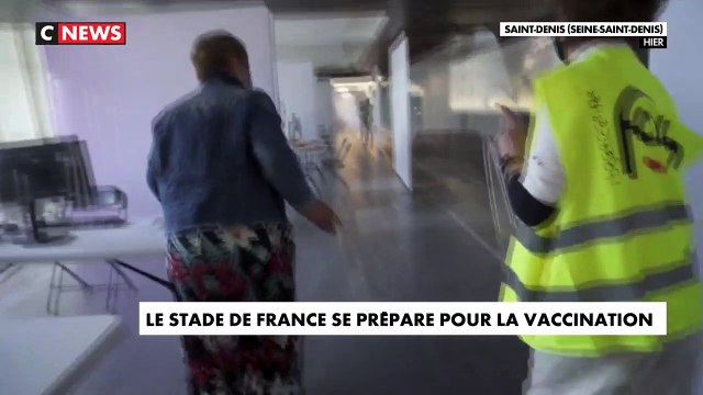Coronavirus - Le grand centre de vaccination contre le Covid-19 qui ouvrira le 6 avril au Stade de France à Saint-Denis (Seine-Saint-Denis) fonctionnera a minima pendant six mois - VIDEO