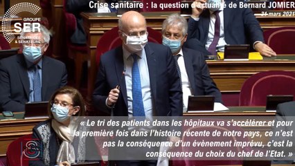 Bernard Jomier : question d'actualité du 31 mars 2021