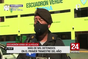 Lima: más de 1 000 delincuentes detenidos en lo que va del año