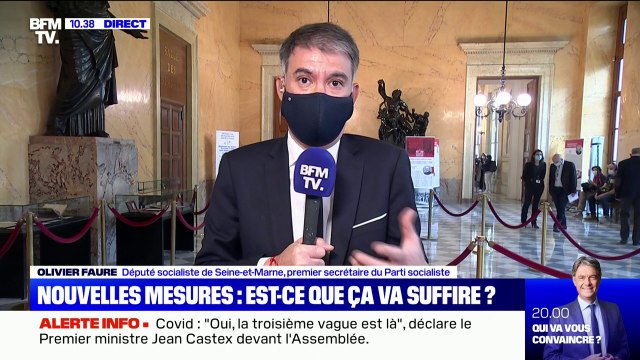 Nouvelles annonces à l'Assemblée: Olivier Faure (PS) assure qu'il ne votera pas et dénonce une mise en scène du gouvernement