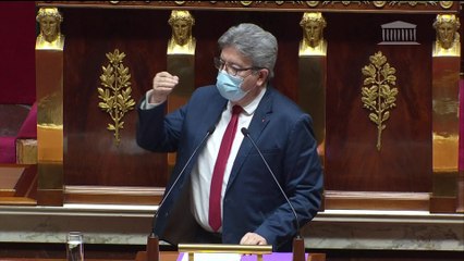 "Le Président a tout décidé tout seul": le coup de gueule de Mélenchon à l'Assemblée