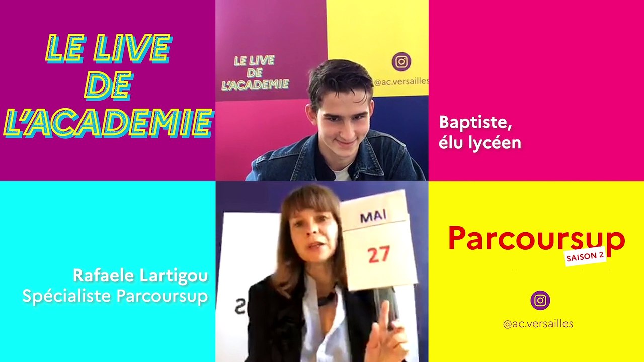 Le live de l'académie Parcoursup 2