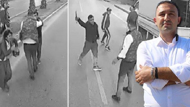 Darp edilen kadını kurtarmak istedi… Tehdit edildi!