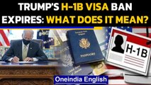 Trump's H-1B Visa ban expires, how will it impact the Indian techies| Oneindia News