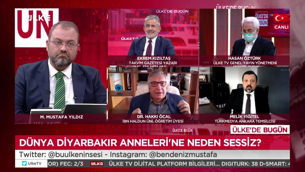 Ülke'de Bugün -  Ekrem Kızıltaş | Hasan Öztürk | Hakkı Öcal | Melik Yiğitel | 1 Nisan 2021