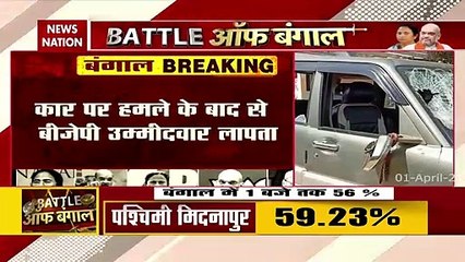 BJP candidate is missing after car attack in Keshpur