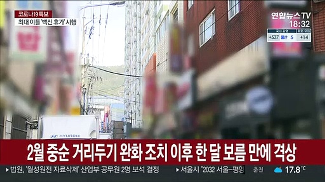 부산시, 한달 보름만에 거리두기 2단계 다시 격상