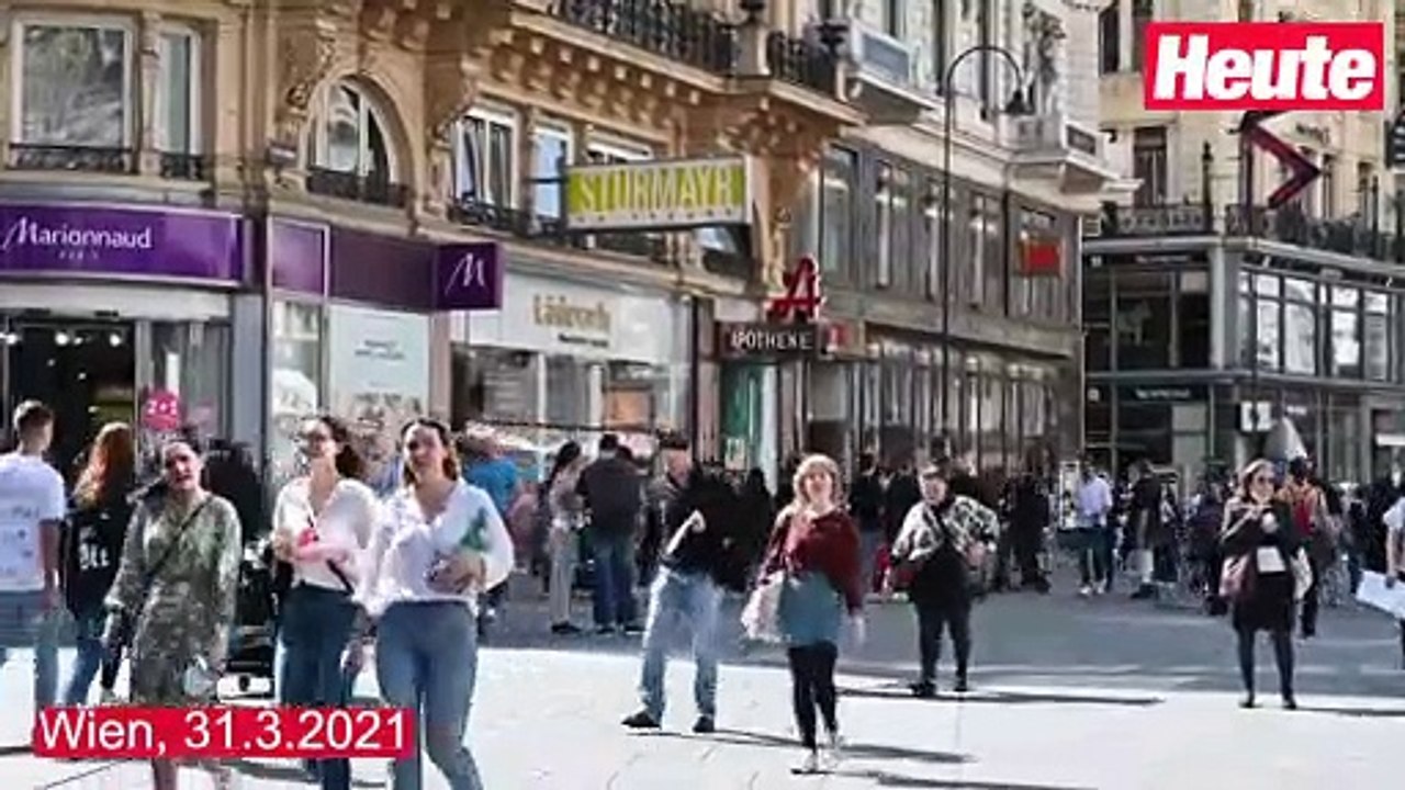 Wien vor und nach dem Oster-Lockdown