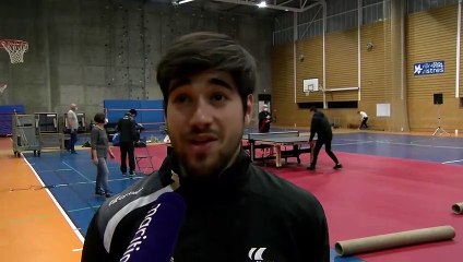 Le pongiste istréen Benjamin Brossier présente sa marque de vêtements Ping Pang Paris
