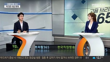 [고용브리핑365] 카드론 사상 최대