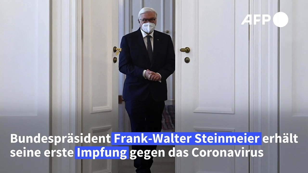 Bundespräsident Steinmeier mit Astrazeneca geimpft