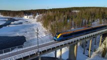 شاهد: البدء بتشغيل شبكة السكك الحديدية لنقل المسافرين بين السويد وفنلندا