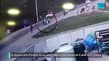 Se desprendió el tráiler de un auto y mató a una nenita de 5 años en F Varela