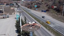 Kızılcahamam'daki Leylek Apartmanına Gelen Leylekler Drone ile Görüntülendi
