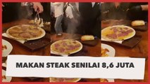 Wanita Ini Bagikan Momen Makan Steak Emas Rp8,6 Juta di Dubai