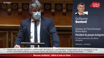 Guillaume Gontard dénonce le bilan après un an de crise