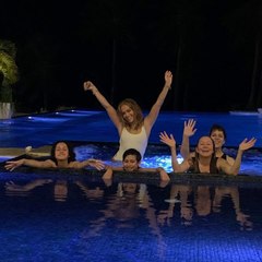 Jennifer Lopez Wore a Classic White Swimsuit For a Pool Day in the Dominican Republic