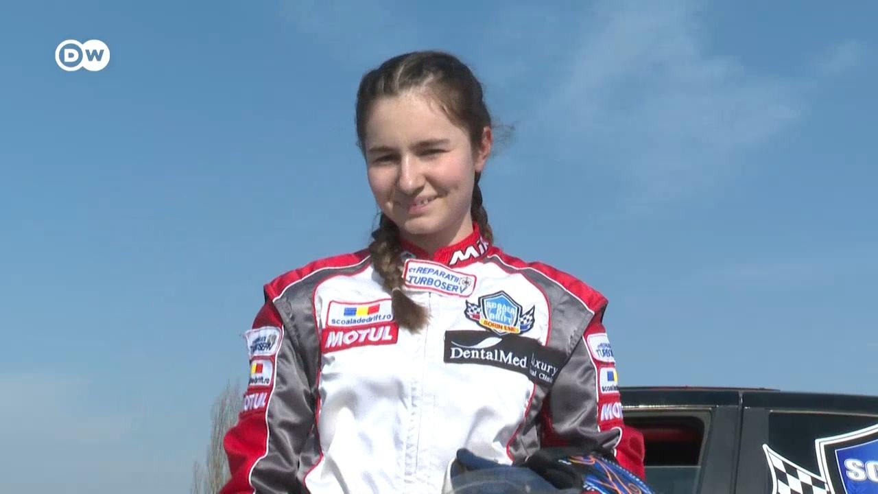 Kindheit auf der Piste: Die jüngste Drift-Fahrerin Europas