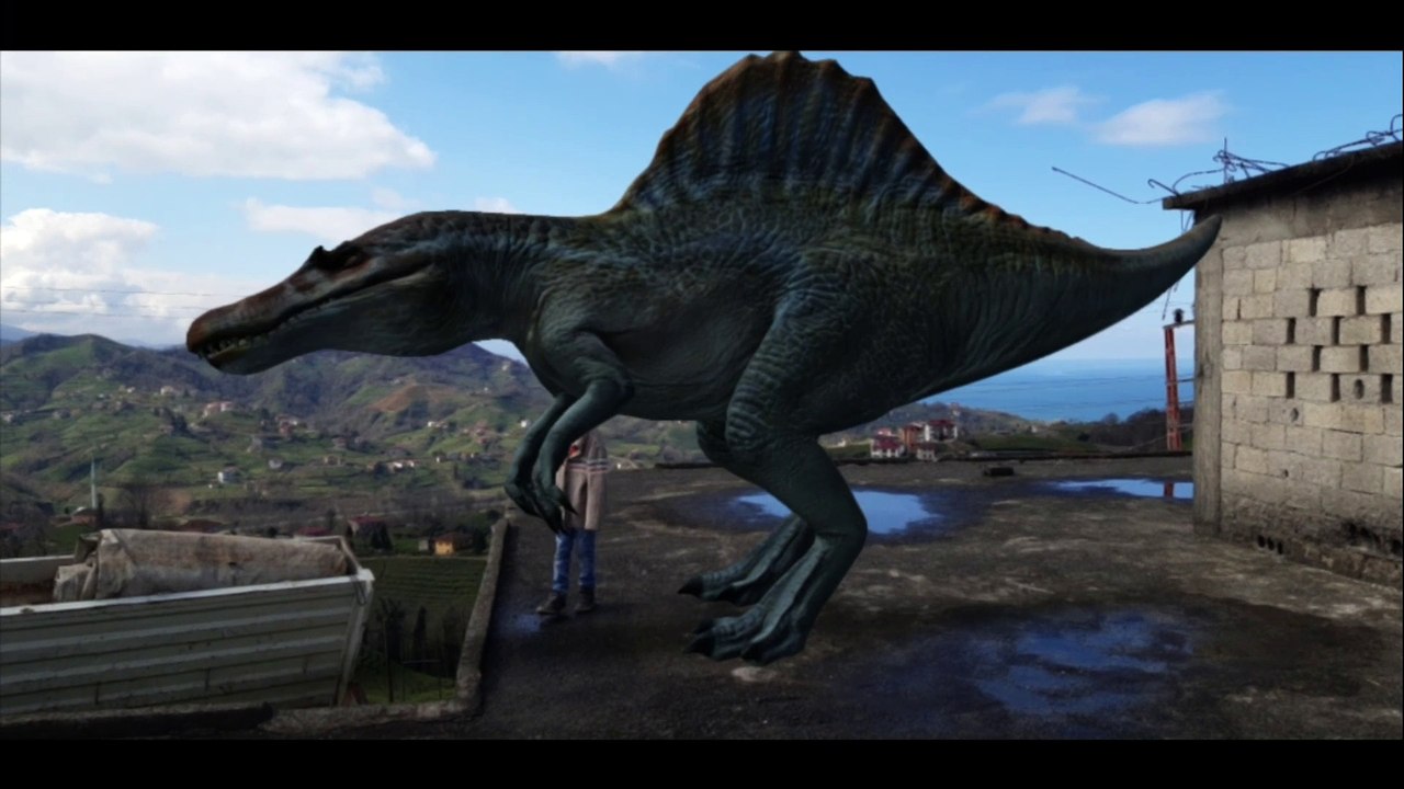 (SPINOSAURUS DINOSAUR) #Spinosaurus, #dinasour,#AR,